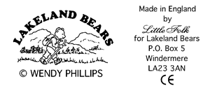 Little Folk bear label 2